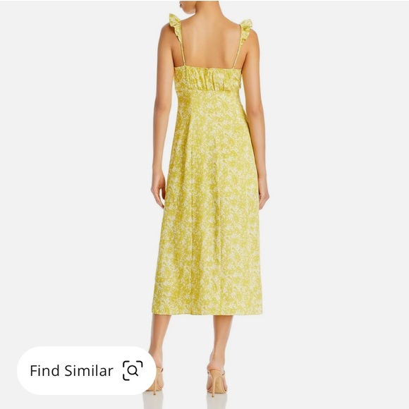 Cinq a Sept Milicent Womens Floral Printed Mid Calf Midi Dress 6 - Picture 3 of 16